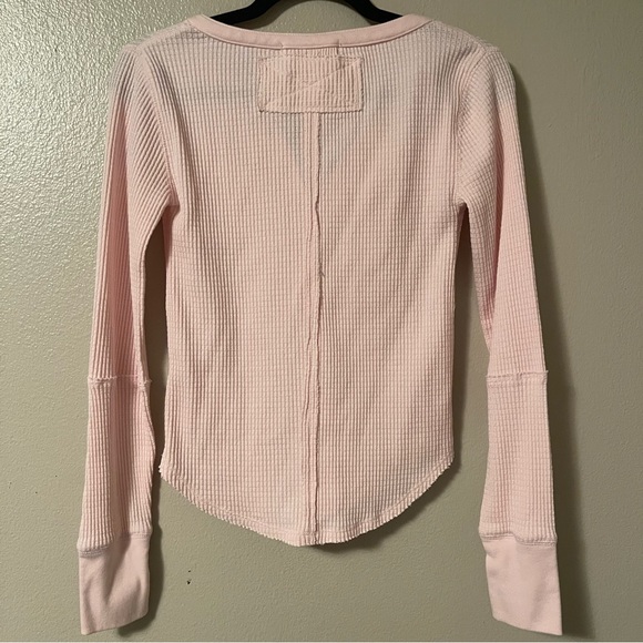FREE PEOPLE Everest Thermal Top in Bubblegum Pink - Picture 5 of 6